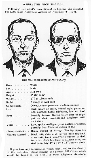 DB Cooper Sketch